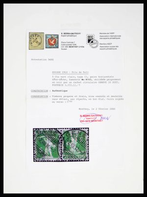 40115 Zwitserland combinaties 1909-2000.