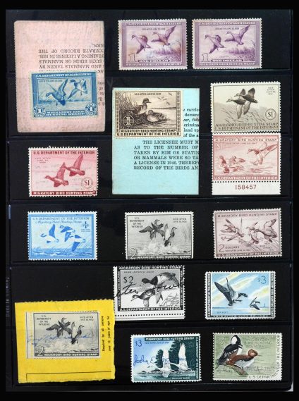 40119 USA Duckstamps 1934-2002. - Afbeelding 1