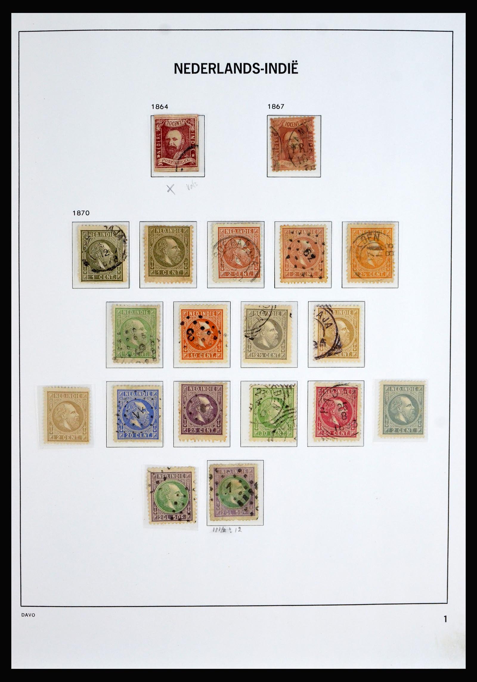 40202 0001 40202 Nederlands Indië 1864-1949. - Afbeelding 1