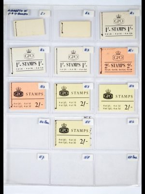 40567 Engeland postzegelboekjes 1953-1970.