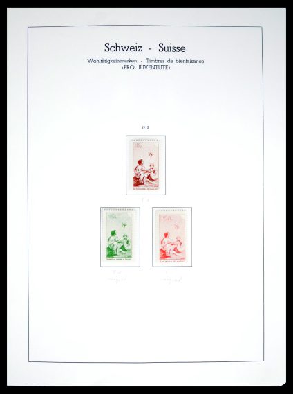 40628 Zwitserland pro juventute/patria compleet 1912-1959. - Afbeelding 1