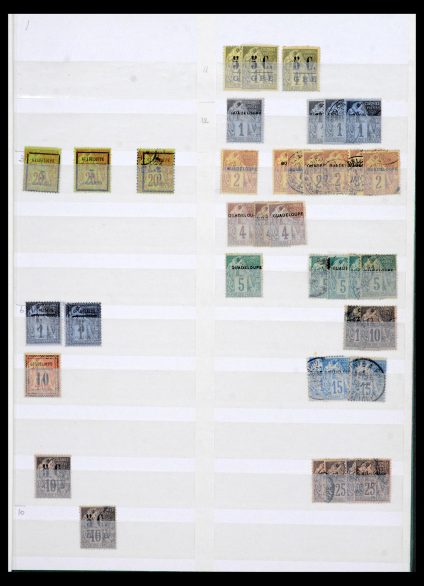 40661 Guadeloupe 1889-1947. - Afbeelding 1
