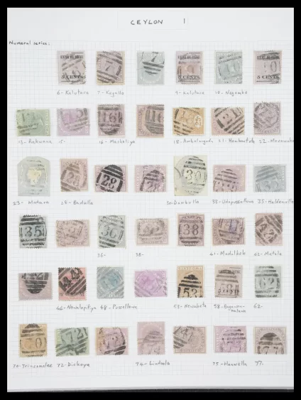 40826 Engelse koloniën stempels 1870-1950. - Afbeelding 1