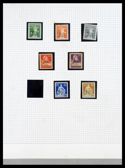 40734 Zwitserland dienst 1918-1960. - Afbeelding 1