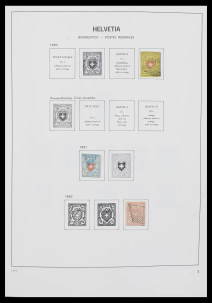 40761 Zwitserland 1850-2007. - Afbeelding 1