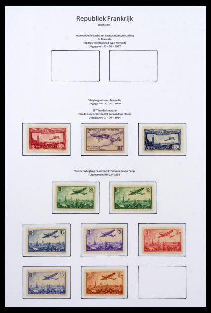 40772 Frankrijk luchtpost 1924-2019! - Afbeelding 1
