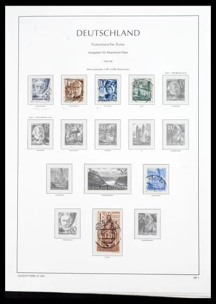 40822 Franse Zone 1947-1948. - Afbeelding 1