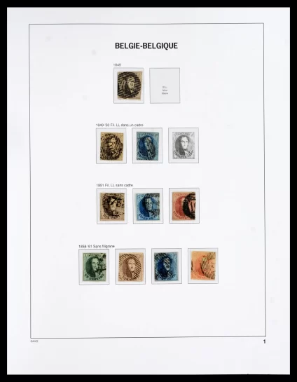 40853 België 1849-2012. - Afbeelding 1