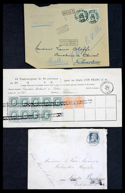 40858 België brieven 1847-1950. - Afbeelding 1