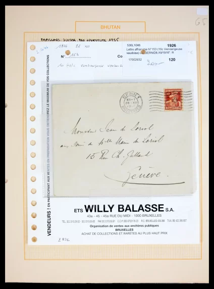 40893 Zwitserland brieven 1900-1962. - Afbeelding 1