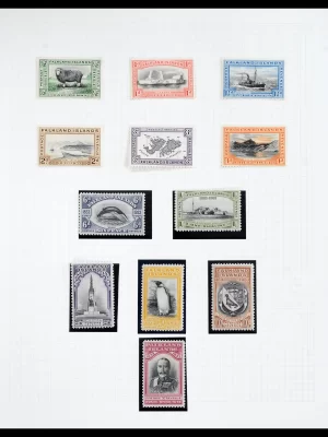 40525 Falkland Islands supercollectie 1869-1970.