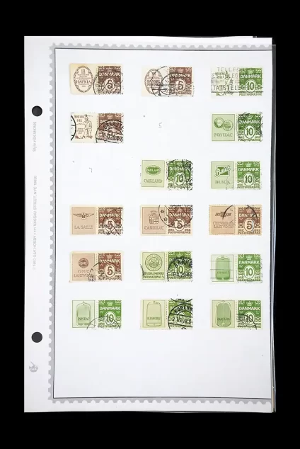 40553 Denemarken reclamezegels 1927-1936. - Afbeelding 1