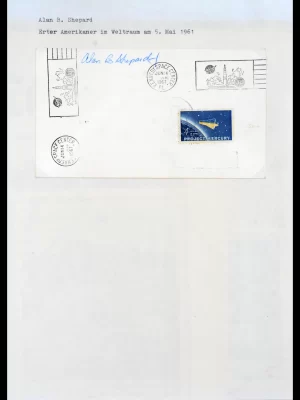 40958 Motief ruimtevaart 1957-1969.