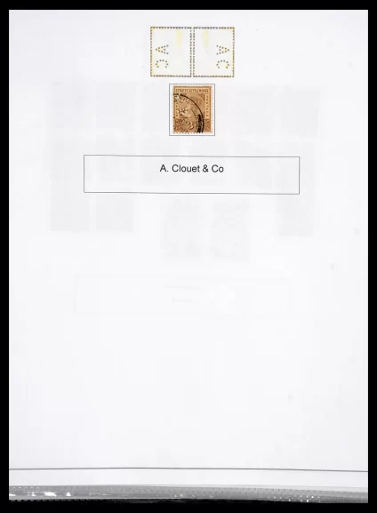 40991 Maleisie perfins/stempels 1880-1910. - Afbeelding 1