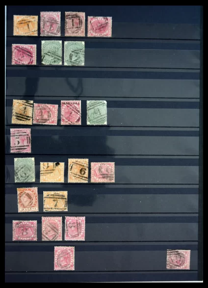40845 Mauritius stempelverzameling 1858-1970. - Afbeelding 1