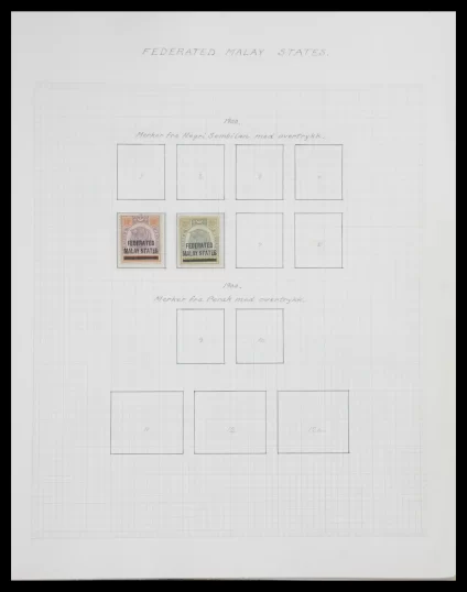 40948 Maleisische Staten 1869-1965. - Afbeelding 1