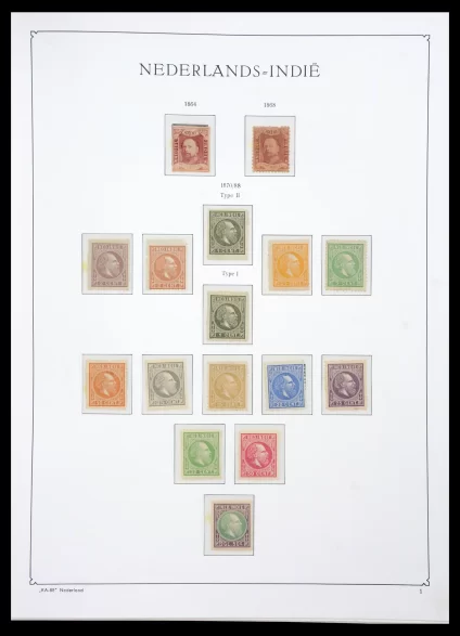 40975 Nederlands Indië 1864-1951. - Afbeelding 1