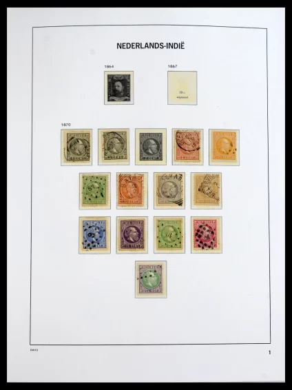 41019 Nederlands Indie/N. Guinea 1864-1962. - Afbeelding 1