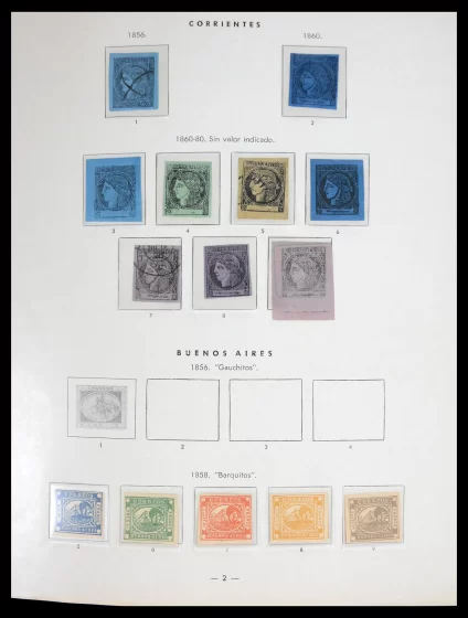 41040 Argentinië 1856-1998. - Afbeelding 1