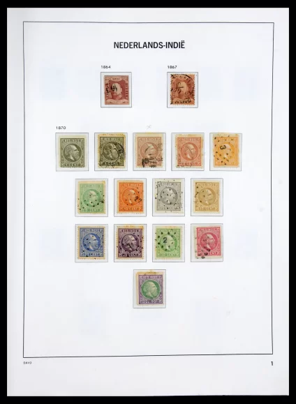 41059 Nederlands Indie 1864-1948. - Afbeelding 1