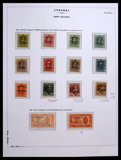 41063 Spaans Andorra 1928-1996. - Afbeelding 1