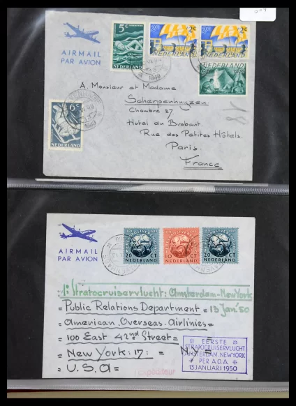 41072 Nederland luchtpostbrieven 1934-1959. - Afbeelding 1