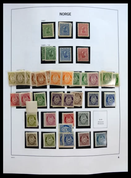 41087 Noorwegen 1863-1993. - Afbeelding 1