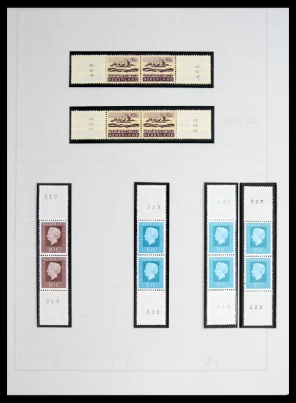 41132 Nederland rolzegels 1971-2002. - Afbeelding 1