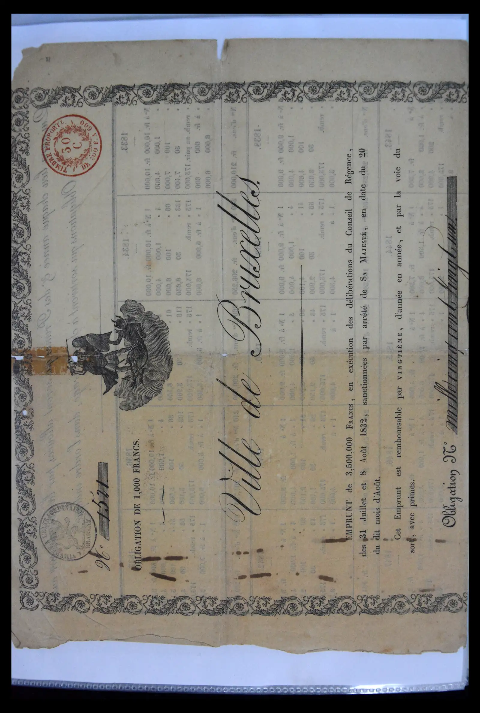 40302 0001 40302 Belgie brieven/fdc's 1832-2008. - Afbeelding 1