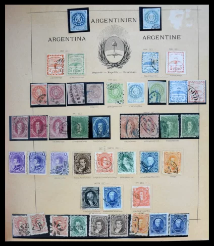 40735 Argentinië 1858-1950. - Afbeelding 1