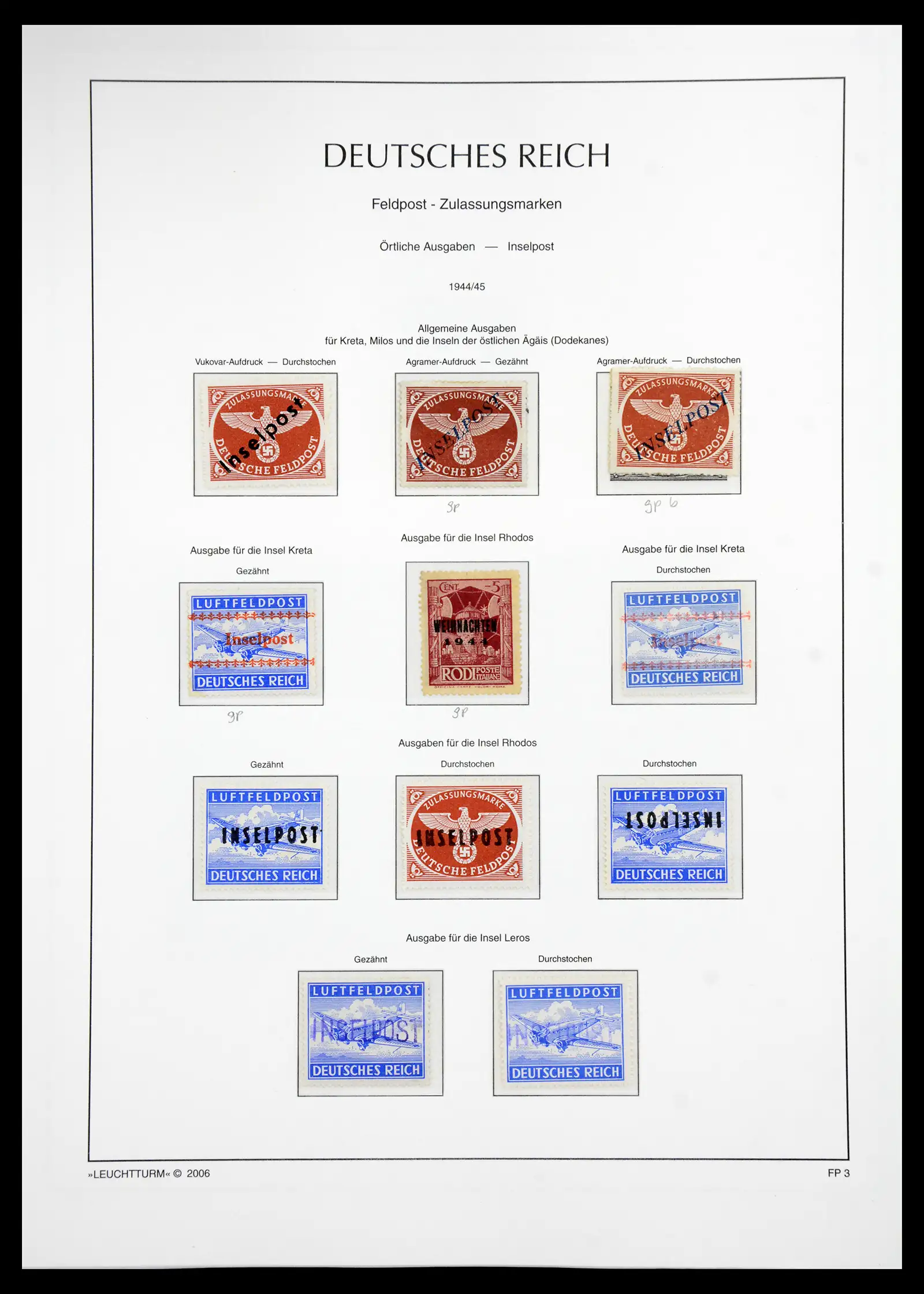 41080 0001 41080 Duitsland veldpost zegels supercollectie 1942-1945. - Afbeelding 1