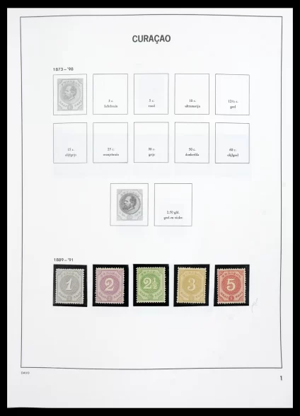 41139 Curaçao/Antillen 1889-2012. - Afbeelding 1