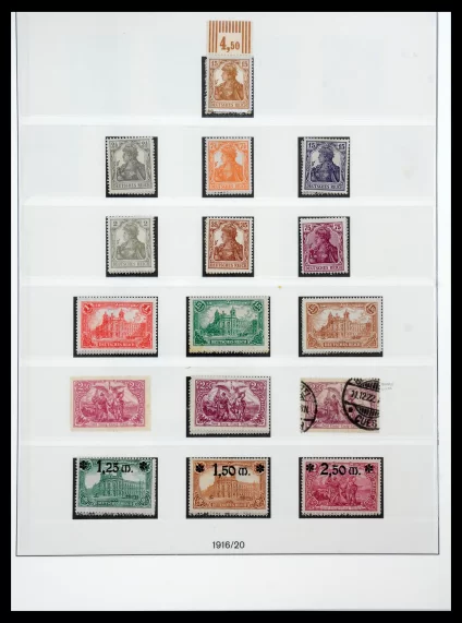 41164 Duitse Reich infla compleet gebruikt 1916-1923. - Afbeelding 1