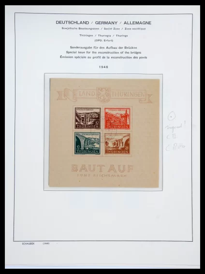 41177 Duitsland sovjet zone 1945-1949. - Afbeelding 1