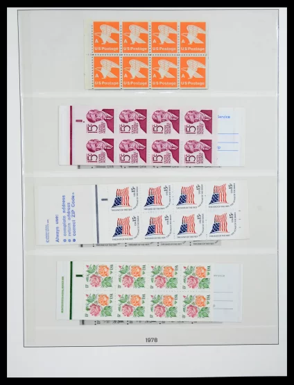 41187 USA postzegelboekjes jaren 70/90. - Afbeelding 1