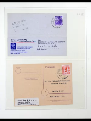 41224 Duitsland sovjet zone covers 1945-1949.