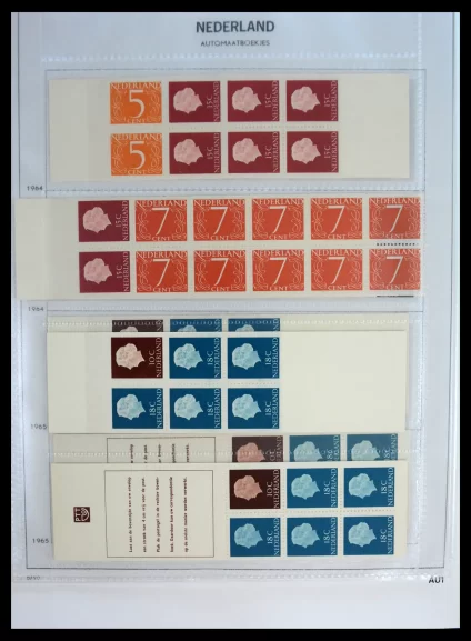 41249 Nederland postzegelboekjes compleet 1964-2002. - Afbeelding 1