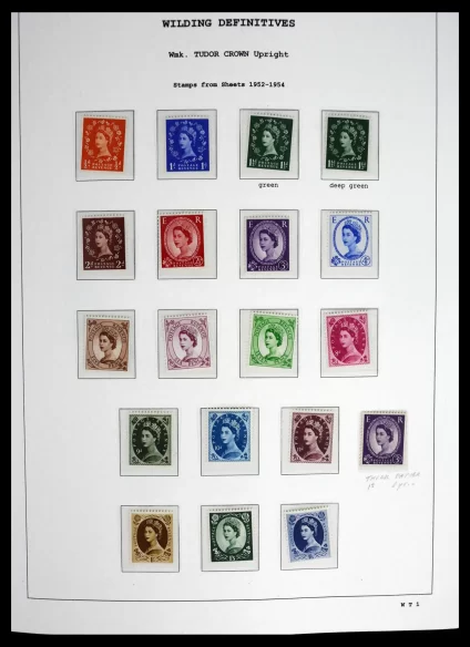 41250 Great Britain Wildings supercollectie 1952-1968. - Afbeelding 1