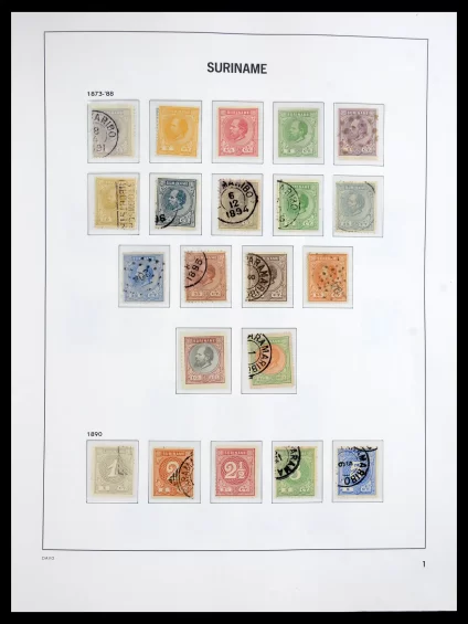 41321 Suriname 1873-1975. - Afbeelding 1