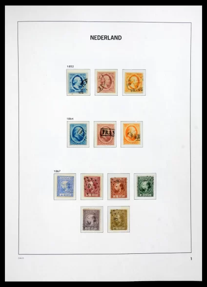 41282 Nederland compleet 1852-1969. - Afbeelding 1