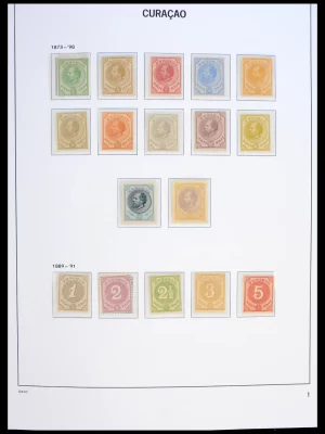 41426 Curaçao/Antillen compleet 1873-1976.