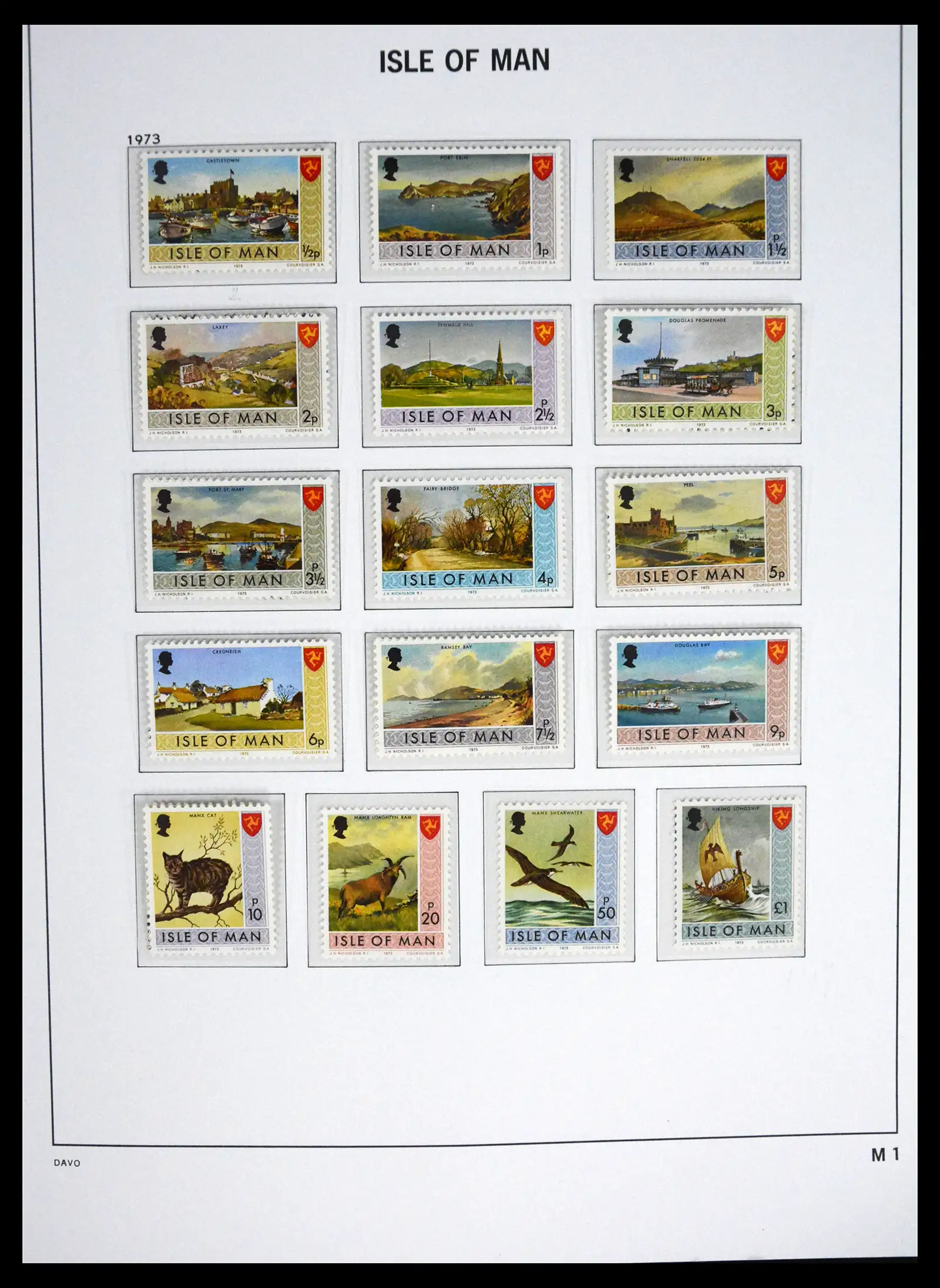 41447 0001 41447 Isle of Man 1973-2011. - Afbeelding 1