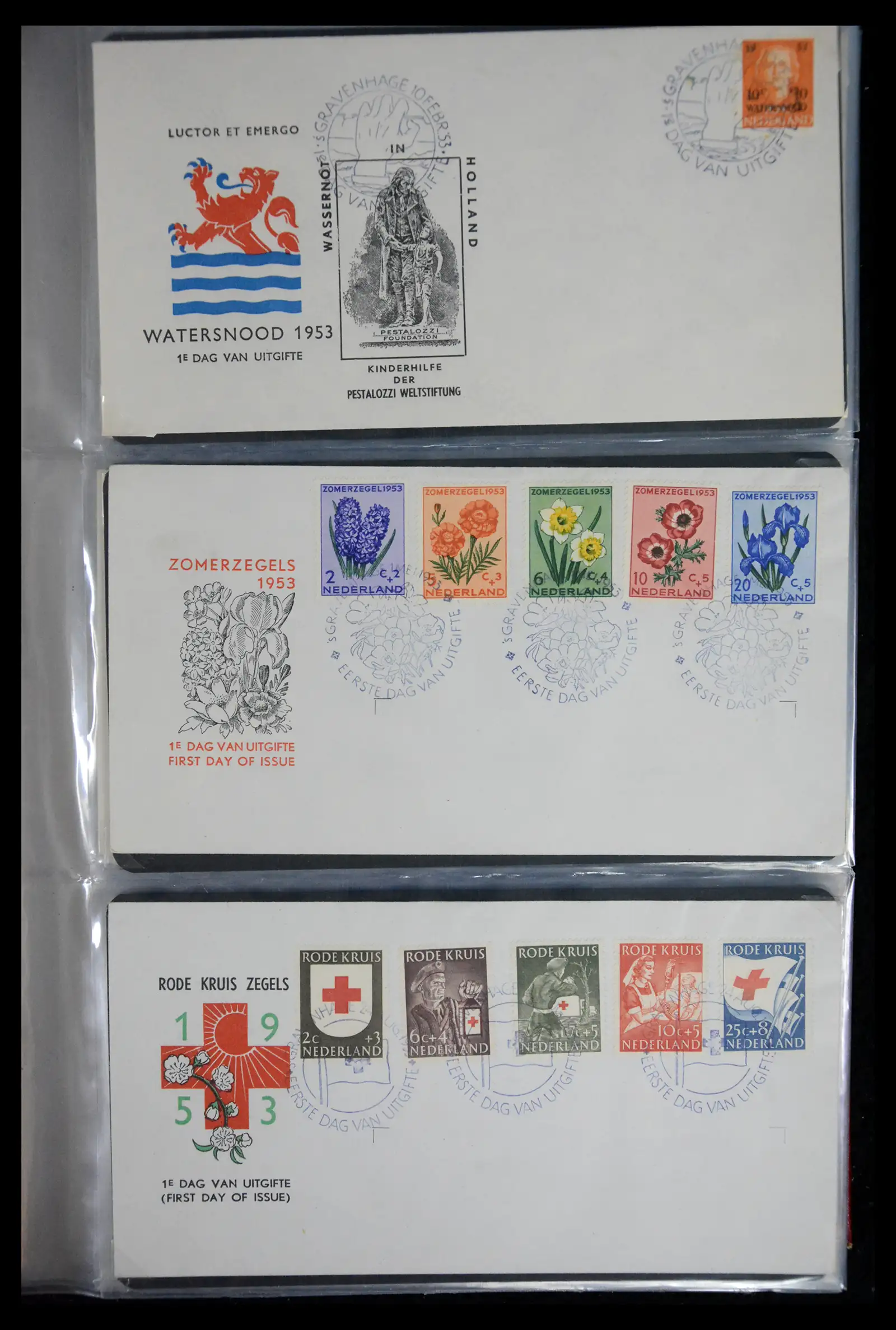 41405 0001 41405 Nederland onbeschreven fdc's 1952-1970. - Afbeelding 1