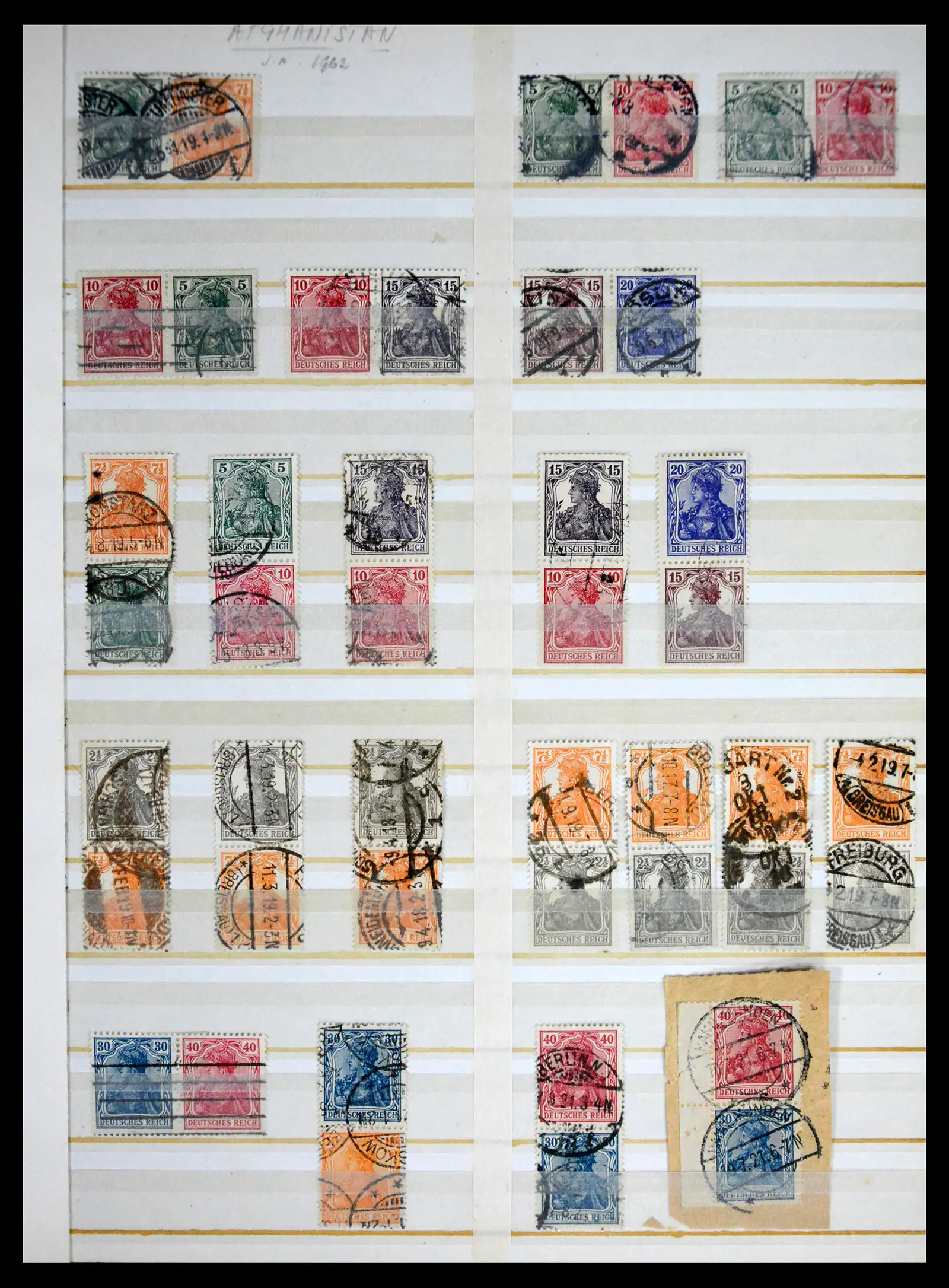 41479 0001 41479 Duitse Reich combinaties 1919-1942. - Afbeelding 1