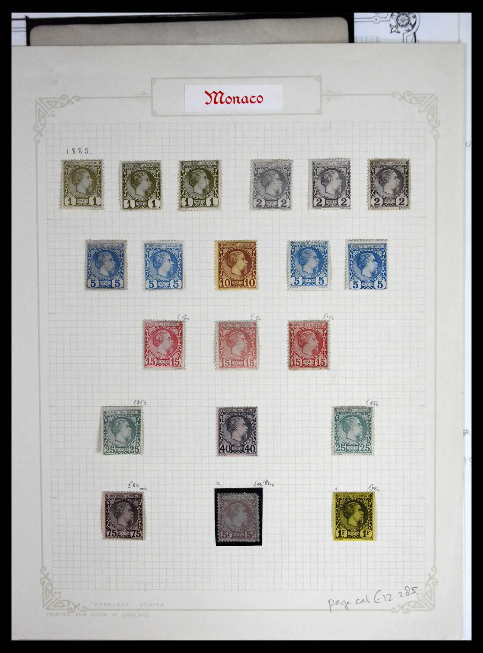 41498 0001 41498 Monaco betere uitgaven 1885-1956. - Afbeelding 1