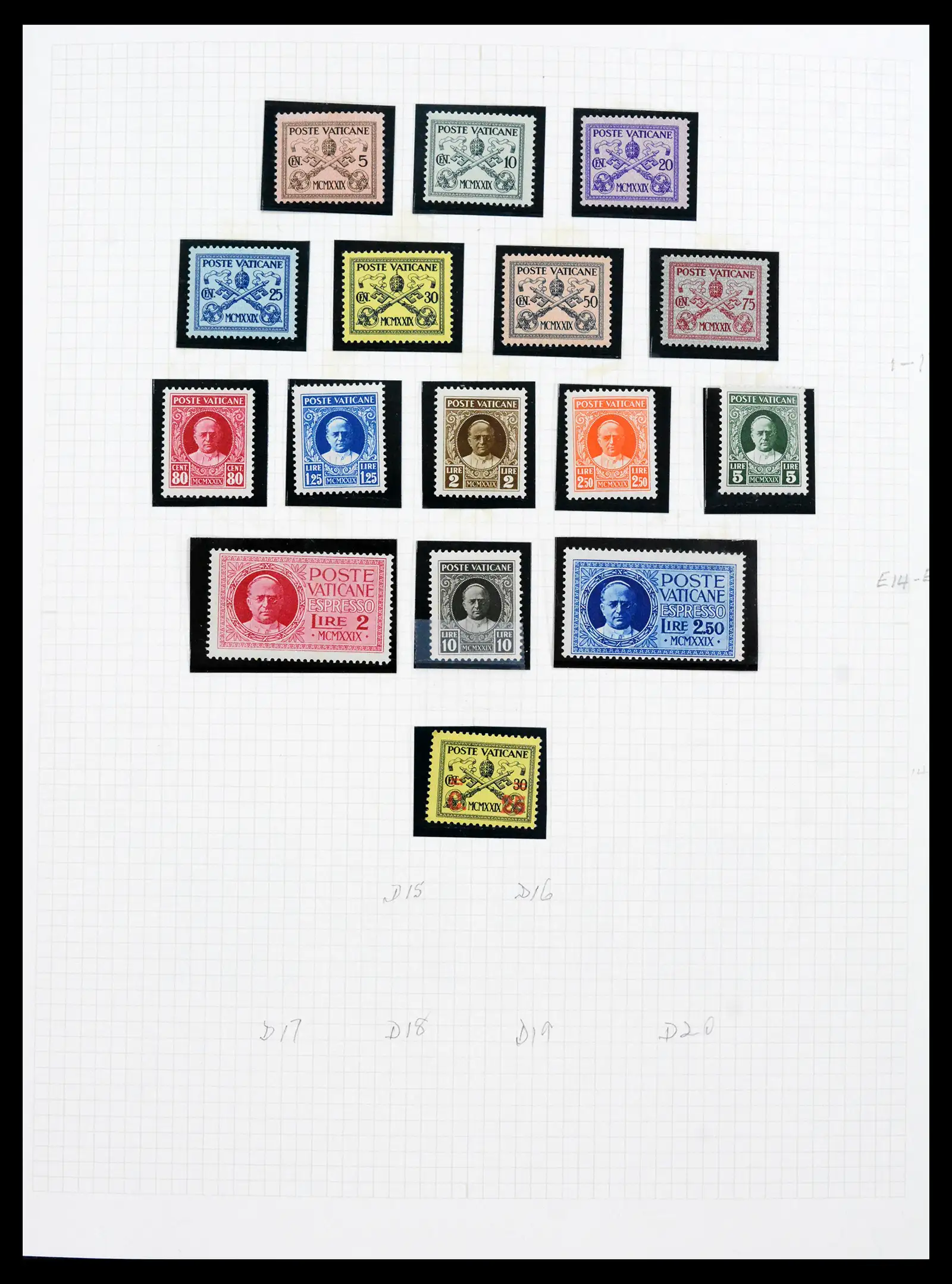 41554 0001 41554 Vaticaan 1929-1981. - Afbeelding 1