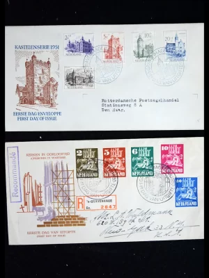 41592 Nederland FDC's 1950-1951.