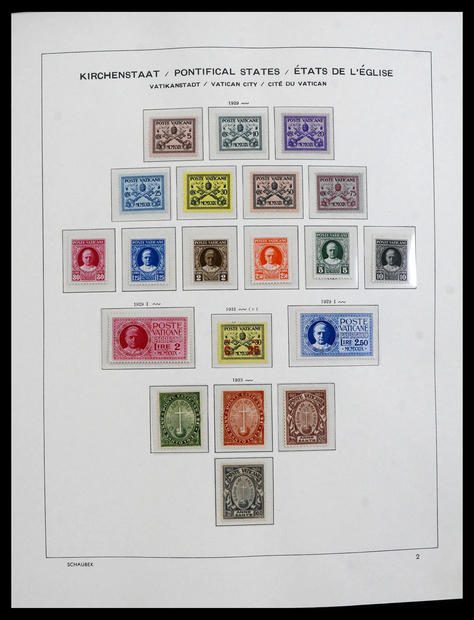 41623 0002 41623 Vaticaan compleet 1929-2024!! - Afbeelding 1