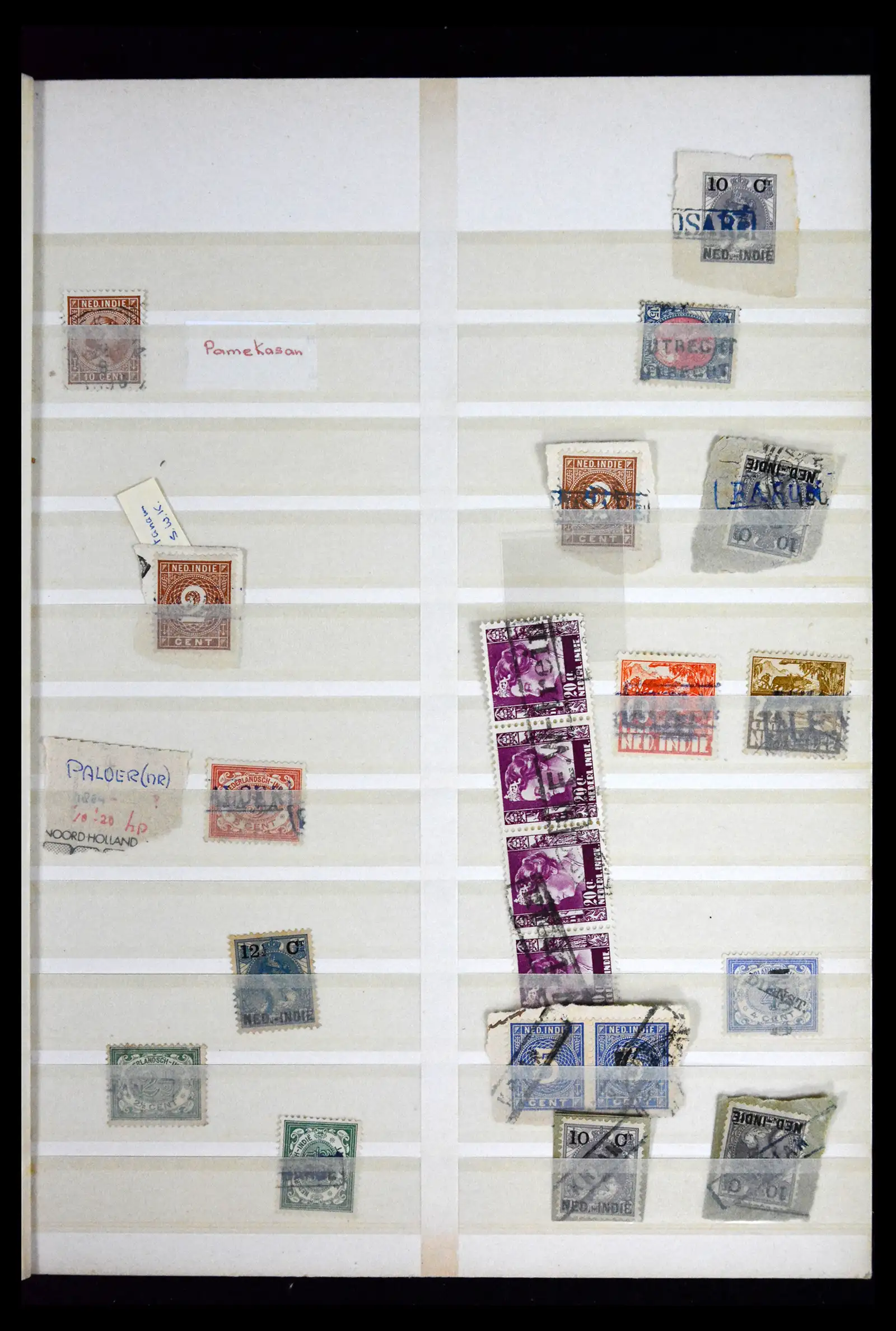 41766 0001 41766 Nederlands-Indië langstempels 1873-1935. - Afbeelding 1