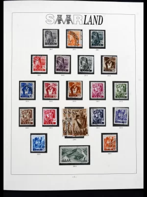 41793 Saar compleet gebruikt 1947-1959.